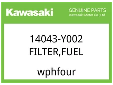Kawasaki OEM Part 14043-Y002 FILTER,FUEL