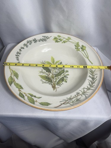 Williams-Sonoma Bouquet Garni Made In Italy 14 1/2 Pasta Dining Platter Vintage - Bild 9 von 12
