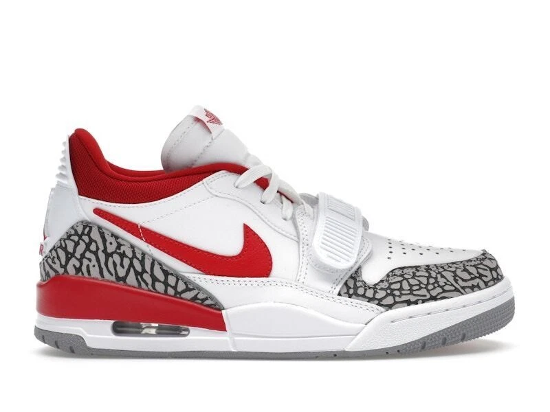 Jordan Legacy 312 Low White Gym Red W for sale | eBay