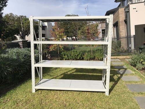 1.5M Length Heavy Duty Warehouse Racks Storage Shelves Garage Workshop Shelvings - Picture 2 of 16
