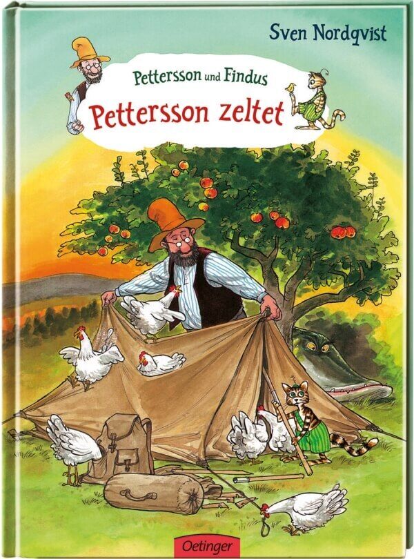 Thumbnail - Pettersson Und Findus - Pettersson Zeltet, Gebundenes Buch, 26 Seiten,
