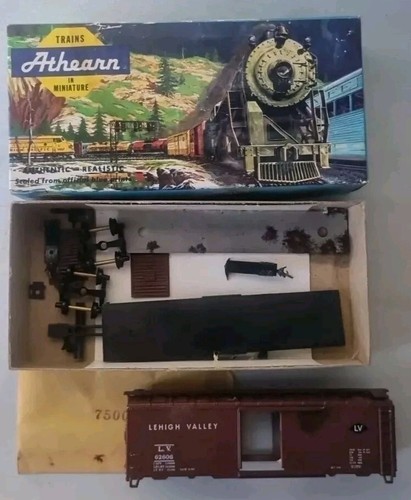 KIT VAGÓN DE CAJA ATHEARN #3-1016 CALIBRE HO 40' LEHIGH VALLEY 62606 CONSTRUIDO VAGÓN EN CAJA | Condition: Used