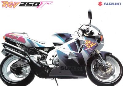 Suzuki RGV250 GB Sales Brochure RGV 250 Gamma RGV250N | eBay
