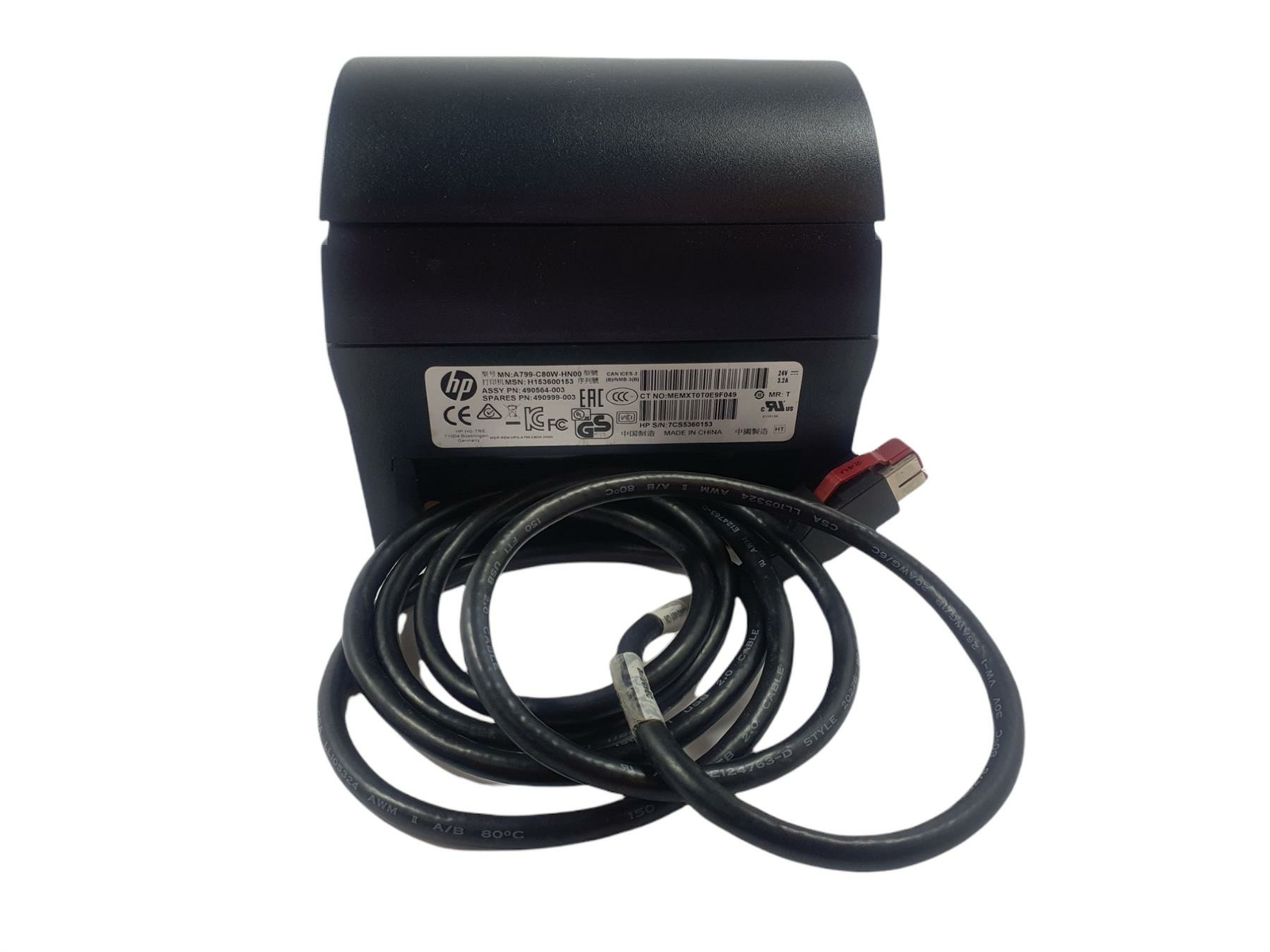 HP A799C80WHN00 490564003 USB Powered Thermal Receipt POS Printer eBay