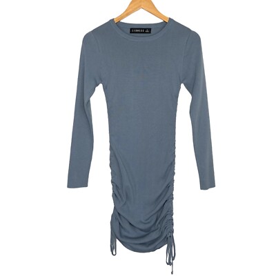 lioness blue long sleeve dress Lioness Women's Field of Dreams Maxi Dress, Navy, XXXXS at Amazon Women's Clothing store