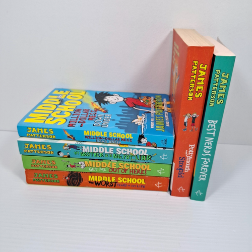 Middle School by James Patterson + Other Paperback Books Children YA Fiction Lot - Picture 7 of 8