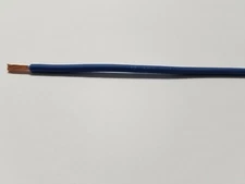 BLUE GXL 12 AWG AUTOMOTIVE WIRE WITH LEGEND PRINT HIGH TEMP  COPPER USA 25'