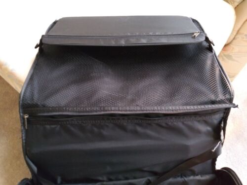 Samsonite 22" Black Wheeled Garment Bag Rolling Travel Luggage Suit Case Bi-Fold - Picture 6 of 12