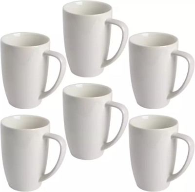 homEdge Porzellan Becher Set, 16 Unzen Tasse für Tee, Latte, Mokka, heiße Schokolade