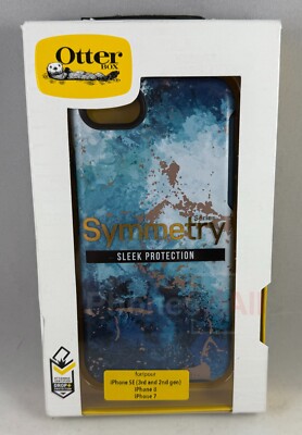 OtterBox Symmetry Case for iPhone 7/8/ SE (2nd 3rd Gen)- Seas the Day  (Blue)