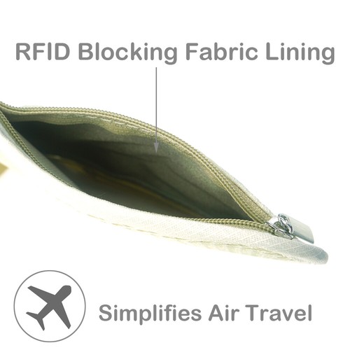 Anti-Tracking RFID Blocker Anti-Strahlung Etui Tasche/RFID Pass Nackenaufbewahrung - Bild 26 von 28