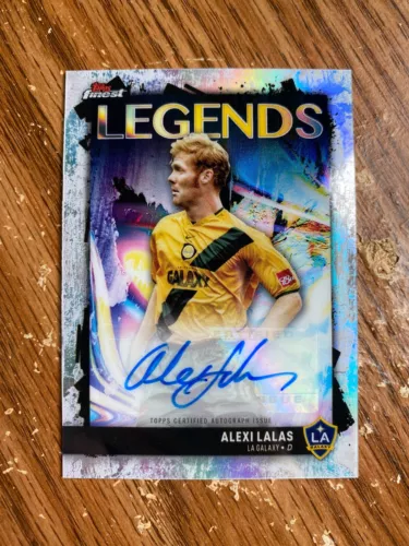 2024 Topps MLS Finest Alexi Lalas Auto Refractor Legends (B)