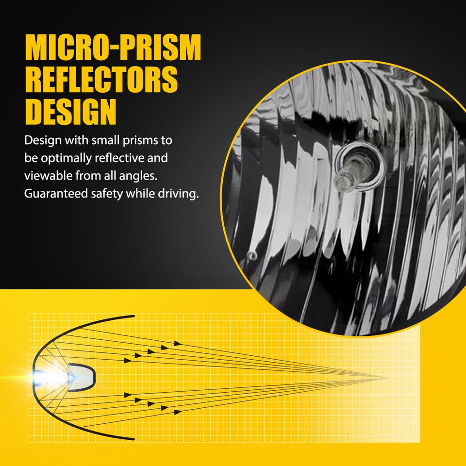 Headlights Assembly Set For 20052007 Jeep Grand Cherokee Pair Chrome