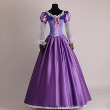 Adult Rapunzel Princess Fancy Dress Outfit Women Fairytale Cosplay Costume