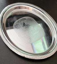 Vintage England Metal Souvenir Tray Celtic Quality Plate Made in England