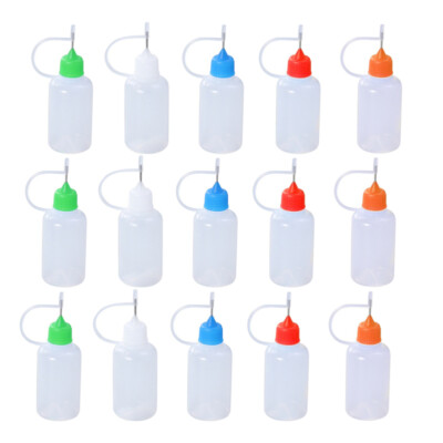 25pcs Glue Bottle 30ml Tip Bottle Replacement Glue Applicator Container 30ML