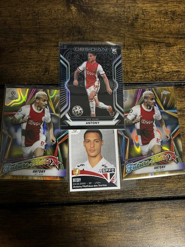2020-21 Obsidian Antony AFC Ajax RC Rookie 11/30 Kit # Match Manchester United
