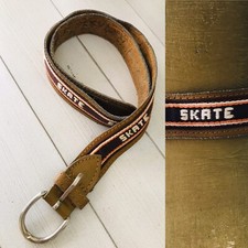 VINTAGE 80  s Super Cool  SKATE  Belt XS