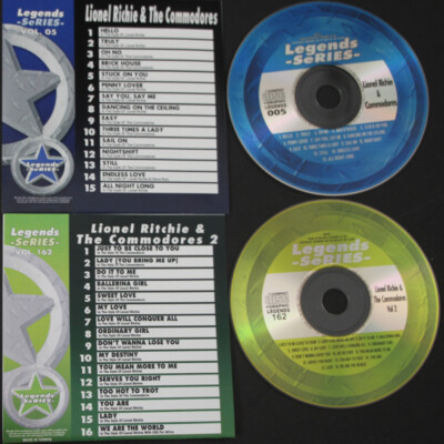 LEGEND SERIES KARAOKE LIONEL RICHIE & THE COMMODORES CD+G VOL-05+162 NEW w/PRINT