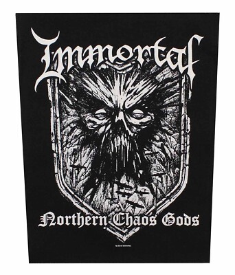 Large Immortal Northern Chaos Gods Woven Battle Jacket Back Patch