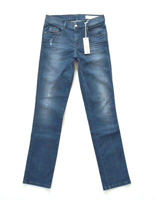 Diesel Women s Sandy Regular Slim Straight Trouser   Dark Blue / 27