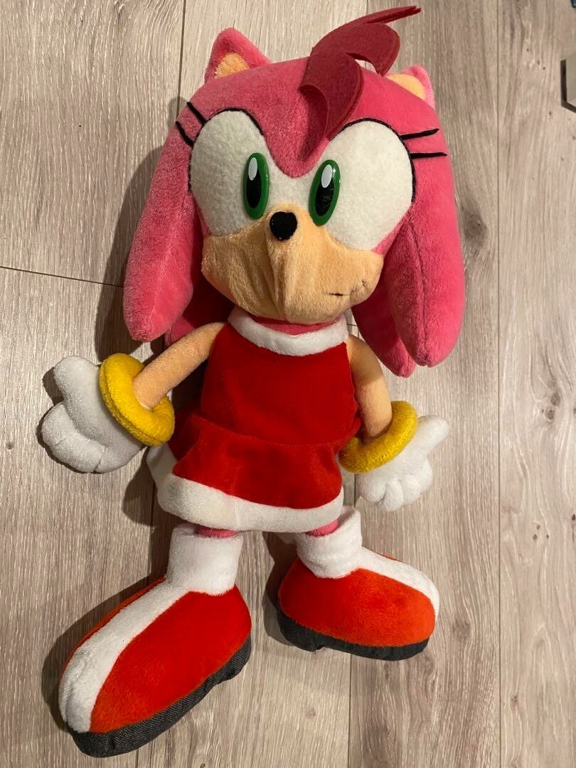 ソニックアドベンチャー　スーパージャンボぬいぐるみ2　エミー　ローズ　希少 ソニックアドベンチャー スーパージャンボぬいぐるみ2 エミー