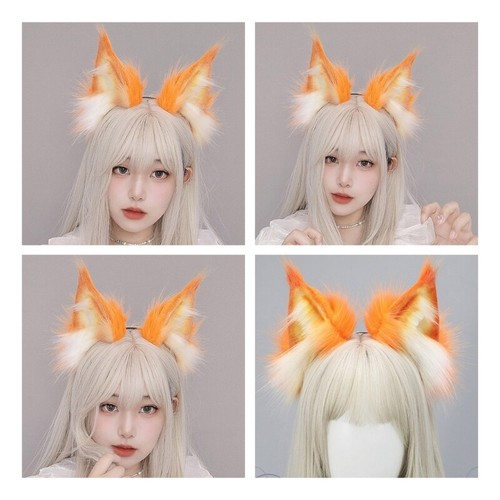 Anime Headband Plush Hairhoop Cosplay Costume Props Girl Hair