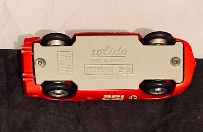 Miniature Solido - Ferrari 2L5 - Rouge Orangé - Échelle 1/43 Environ - Occasion