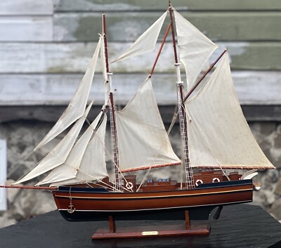 Large Lilla Dan Ship Model 30''HX 36''