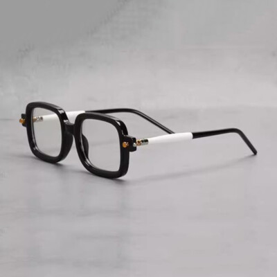 2 Pack Large Square Round Reading glasss Blue cut Computer Reader Flexible Hinge