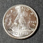 1965 - BRILLIANT - Canada 10 ten cents dime - LOW COMBINED SHIP - C10-317