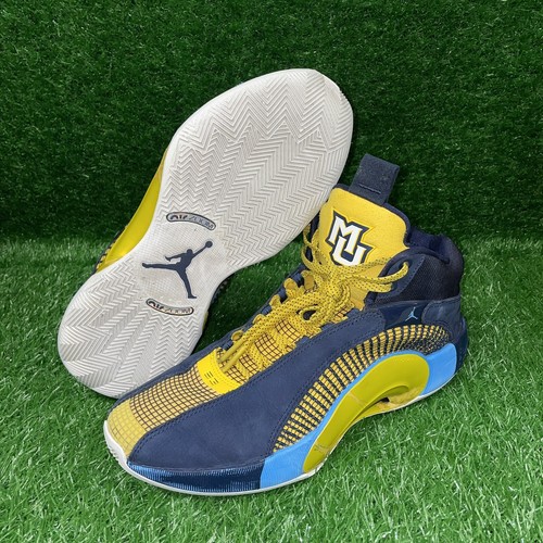 Nike Air Jordan XXXV 35 Marquette Sample Player Exclusive PE Away Size 10 Used