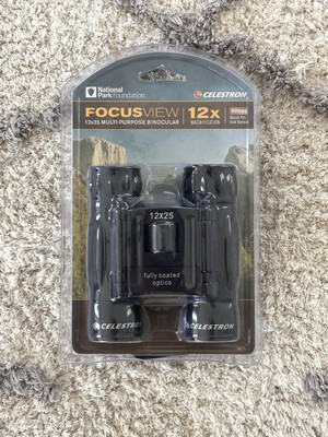 CELESTRON Focusview 12x25 Magnification Binocular | Factory Packaging-Brand New