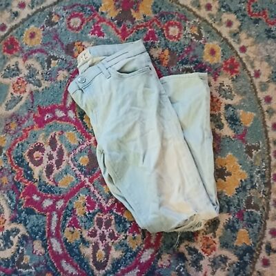 Current Elliot The Stiletto Light Wash Distressed Skinny Jean 29