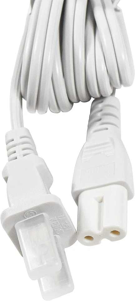 3M Blanco AC Cable de Energía para Microsoft Xbox One X Juegos Consola, Red - Imagen 2 de 4