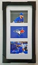 MLB Toronto Blue Jays Bo Bichette Game Glass Front and Framed  12in x 22in