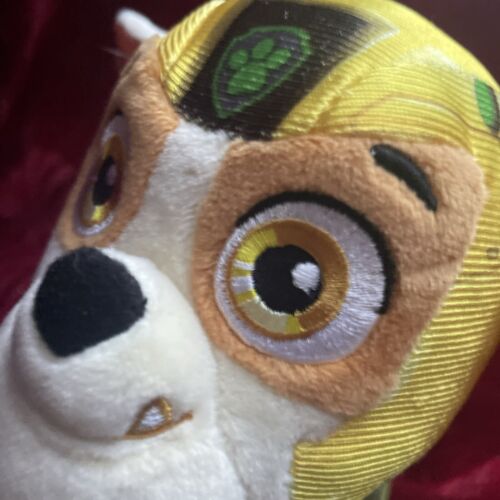 Nuevo Nickelodeon PAW PATROL Aqua Pups Pals 8" Peluche RUBBLE con Etiquetas - Imagen 8 de 10