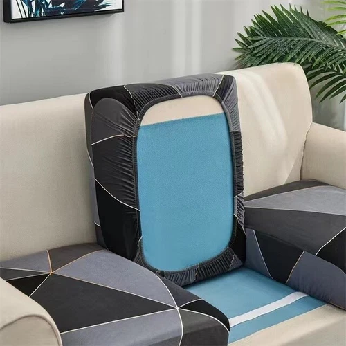 1-4 Seat Sofa Seat Cushion Covers Stretch Couch Cushion Slipcovers Protector US - Picture 5 of 33