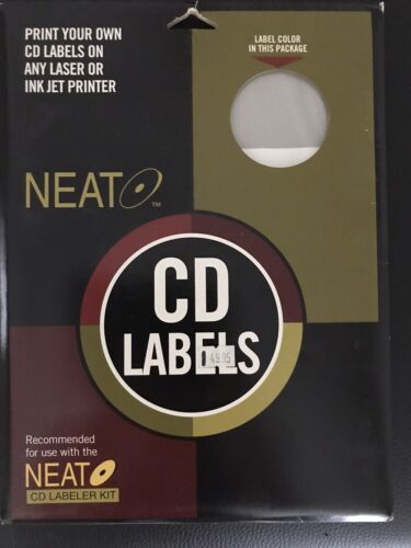CD Labels Neato hellgraue Etiketten OVP apart - Bild 1 von 2