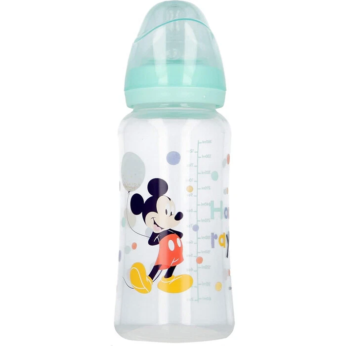 Biberon Bambini anticolica Disney Mickey da 360 ml DISNEY bimba BPA Free - Immagine 4 di 4
