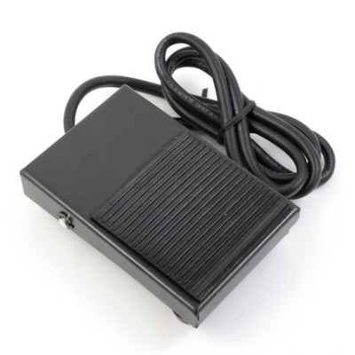 1m Cable Foot Switch Power Pedal Momentary SPDT Iron Case NO NC 10A 250V TFS-1