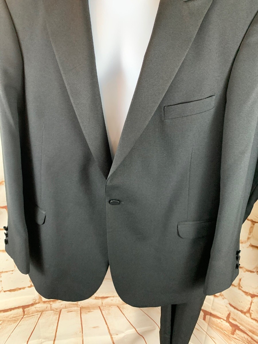 barassi スーツ Barassi Men's Black ClassicTuxedo Size 48R Jacket Pants Adj