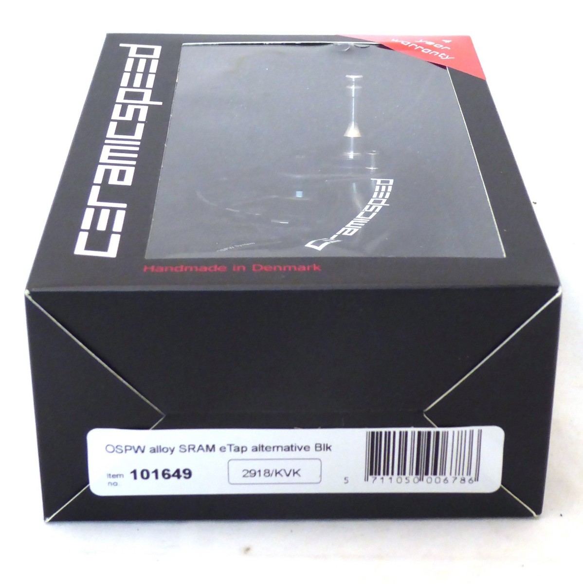Poulies CeramicSpeed OSPW Pour SRAM Etap 11 Vitesses - Noir Enduit, Gain De Performance