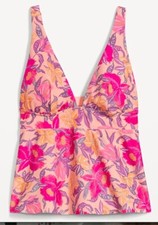  40 OLD NAVY Women's V-Neck Swing Tankini Swim Top Size S or XS
