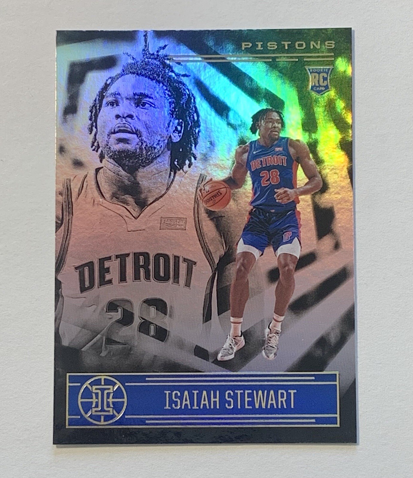 2020-21 Panini Illusions Isaiah Stewart RC #172 Detroit Pistons