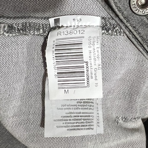 Mavi Jeans Denim Jacket Womens Small Gray Distressed Cropped Trucker - Picture 10 of 12