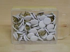 Pushpins 100 pcs, white (2021), beekeeping, beekeeper, breeding, bee, beekeeping, bees