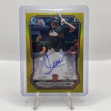 2026 Bowman Chrome 1st - Jean Carlos Sio - Yellow Autograph Refractor /75