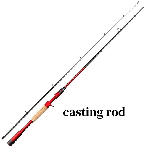 1.8M Fishing Rod Carbon Spinning/Casting Rod Ultra-Light Longcast Fishing 5-25g - Picture 3 of 35