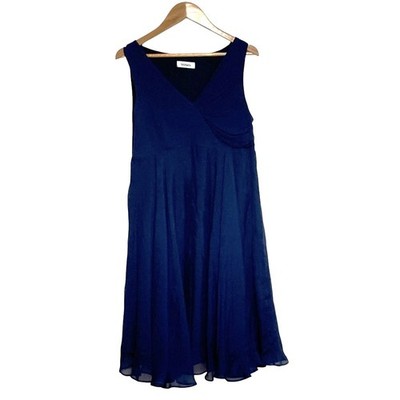 Max&Co. Sleeveless Dress, Size 38, Navy Women USED